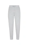 Brunello Cucinelli Striped Track Pants In Pearl Grey