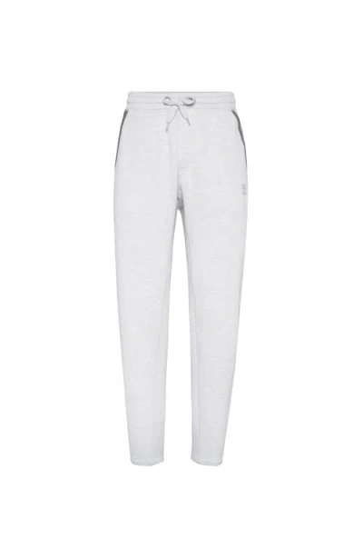 Brunello Cucinelli Double Cloth Trousers In White