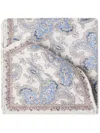Brunello Cucinelli Double-face Pocket Square In Butter