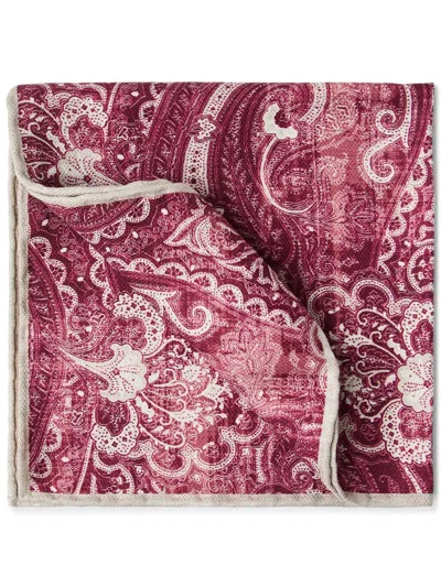 BRUNELLO CUCINELLI DOUBLE-FACE POCKET SQUARE