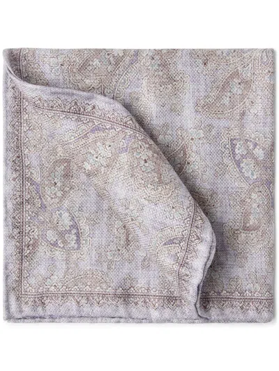 BRUNELLO CUCINELLI DOUBLE-FACE POCKET SQUARE