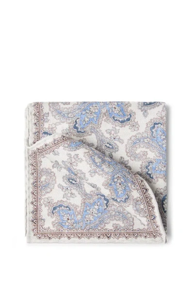 BRUNELLO CUCINELLI BRUNELLO CUCINELLI DOUBLE-FACE POCKET SQUARE