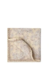 Brunello Cucinelli Double-face Pocket Square In Ginger