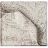 Brunello Cucinelli Double Face Silk Pocket Square In Panama