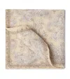 Brunello Cucinelli Double-faced Linen-silk Paisley Pocket Square In Red
