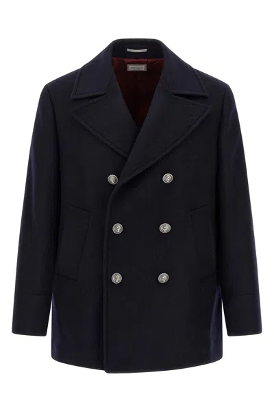 BRUNELLO CUCINELLI DOUBLE FLANNEL CABAN