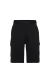 Brunello Cucinelli Double French Terry Bermuda Shorts In Black