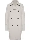 Brunello Cucinelli Women's Cashmere Blend Coat With Batwing Sleeves