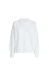 Brunello Cucinelli Double Knit Polo Shirt In White