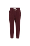 Brunello Cucinelli Double Knit Trousers In Purple