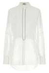 Brunello Cucinelli Layered Shirt Featuring Buttoned Cuffs In White