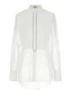 Brunello Cucinelli Layered Shirt Featuring Buttoned Cuffs In White