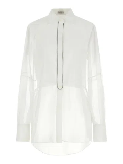 BRUNELLO CUCINELLI DOUBLE LAYER SHIRT