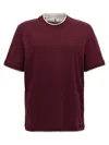 Brunello Cucinelli Crew Neck Plain Design Short Sleeves