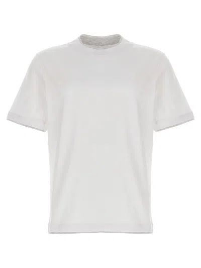 BRUNELLO CUCINELLI BRUNELLO CUCINELLI DOUBLE LAYER T-SHIRT