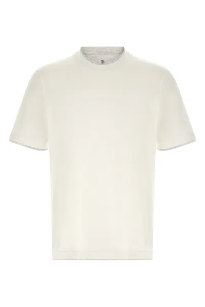 BRUNELLO CUCINELLI DOUBLE LAYER T-SHIRT