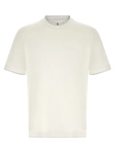 BRUNELLO CUCINELLI BRUNELLO CUCINELLI DOUBLE LAYER T-SHIRT
