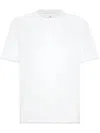 Brunello Cucinelli Men Double Layer T-shirt In White