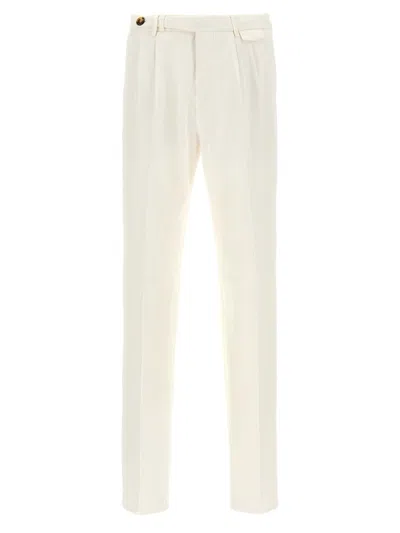 Brunello Cucinelli Straight-leg Tailored Trousers In White