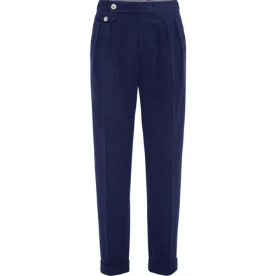 BRUNELLO CUCINELLI BRUNELLO CUCINELLI DOUBLE PLEATED TROUSERS