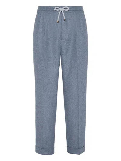 BRUNELLO CUCINELLI DOUBLE-PLEATS TROUSERS