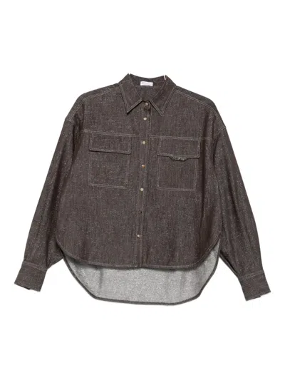 Brunello Cucinelli Double-pocket Denim Shirt