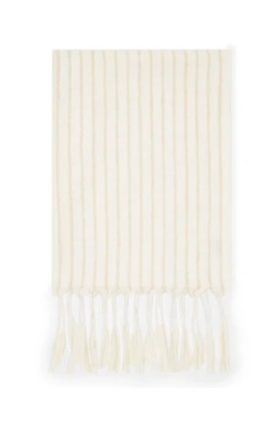 Brunello Cucinelli Double Scarf In Neutral