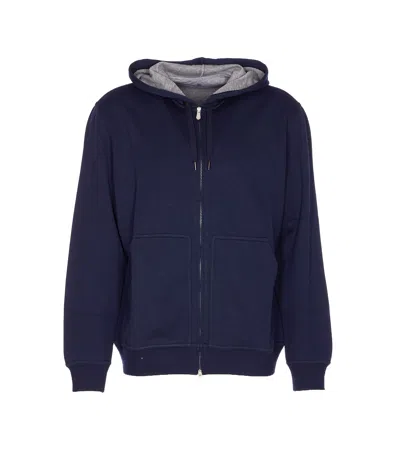 BRUNELLO CUCINELLI DOUBLE ZIP HOODIE