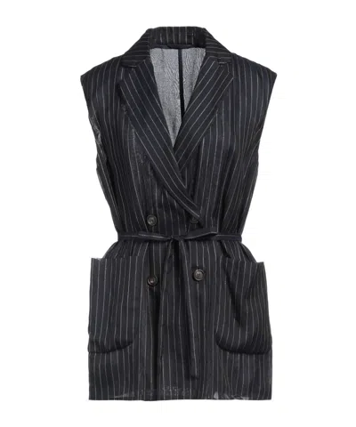 Brunello Cucinelli Double-breasted Blazer In Black