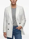 Brunello Cucinelli Double-breasted Blazer In White