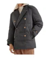 Brunello Cucinelli Double-breasted Coat In Black