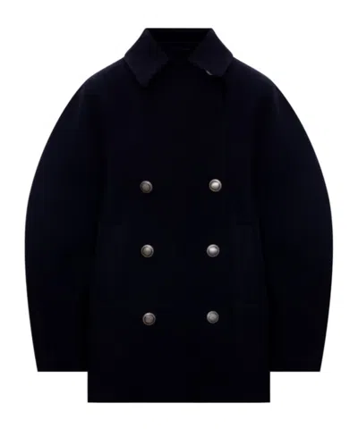 Brunello Cucinelli Double-breasted Coat In Black
