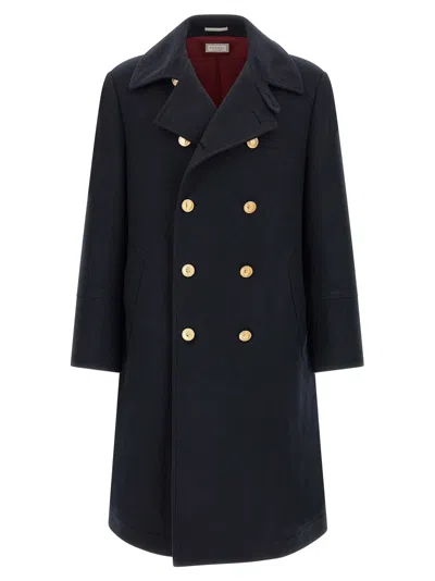 BRUNELLO CUCINELLI BRUNELLO CUCINELLI DOUBLE-BREASTED COAT
