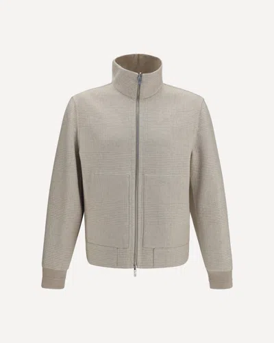 Brunello Cucinelli Cashmere Full-length Single-breasted Coat In Gray