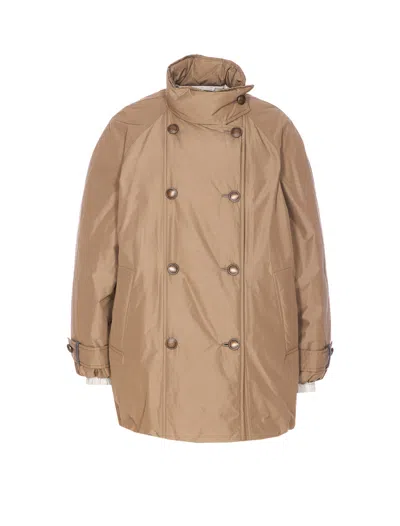 BRUNELLO CUCINELLI DOULE BREASTED DOWN JACKET