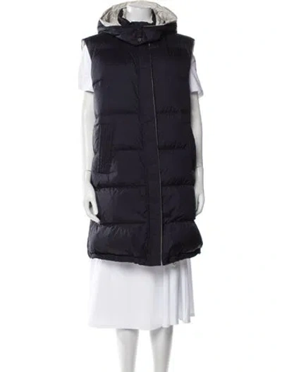 Pre-owned Brunello Cucinelli Down Coat In Blue