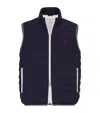 Brunello Cucinelli Nylon Down Vest In Blue