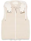 Brunello Cucinelli Cotton Blend Rib-knit Hooded Gilet