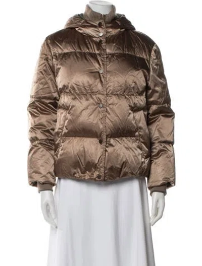Pre-owned Brunello Cucinelli Down Jacket In Brown