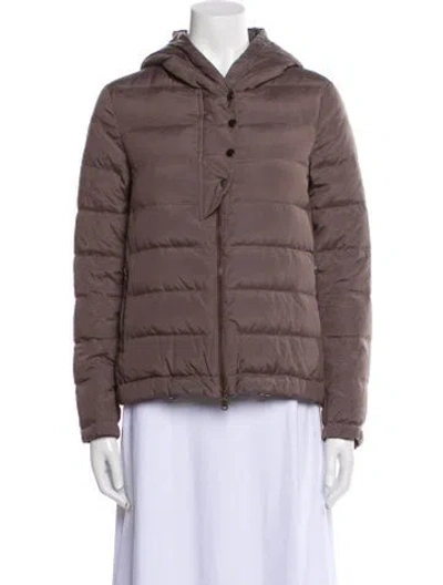 Pre-owned Brunello Cucinelli Down Jacket In Gray