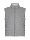 Brunello Cucinelli Down Jacket In Light Grey