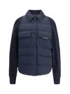 Brunello Cucinelli Down Jacket Navy In Blue