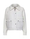 Brunello Cucinelli Down Jacket In White