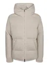 Brunello Cucinelli Long-sleeved Cotton Jacket In Gray