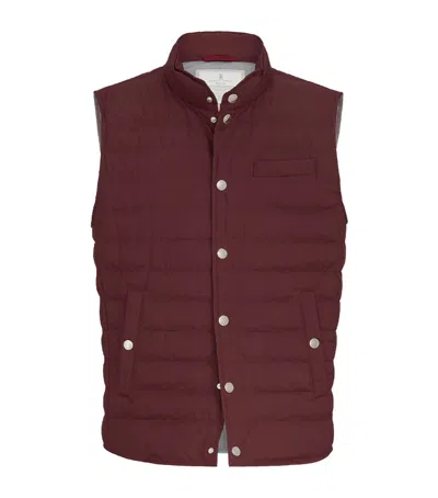 BRUNELLO CUCINELLI BRUNELLO CUCINELLI DOWN PADDED GILET