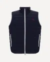 Brunello Cucinelli Padded Technical Fabric Waistcoat With Embroidered Logo