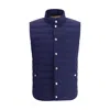 Brunello Cucinelli Down Vest In Black