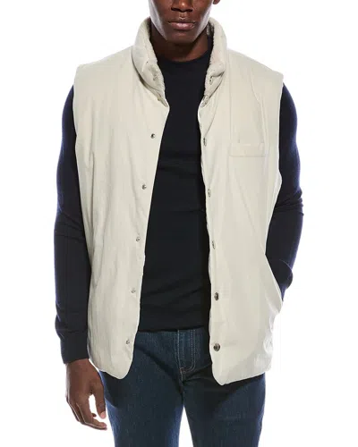 Brunello Cucinelli Down Vest In Neutral