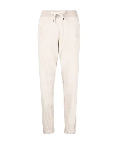 Brunello Cucinelli Drawstring-waistband Cashmere Trousers In Multi