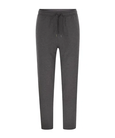 Brunello Cucinelli Drawstring Casual Pants In Black